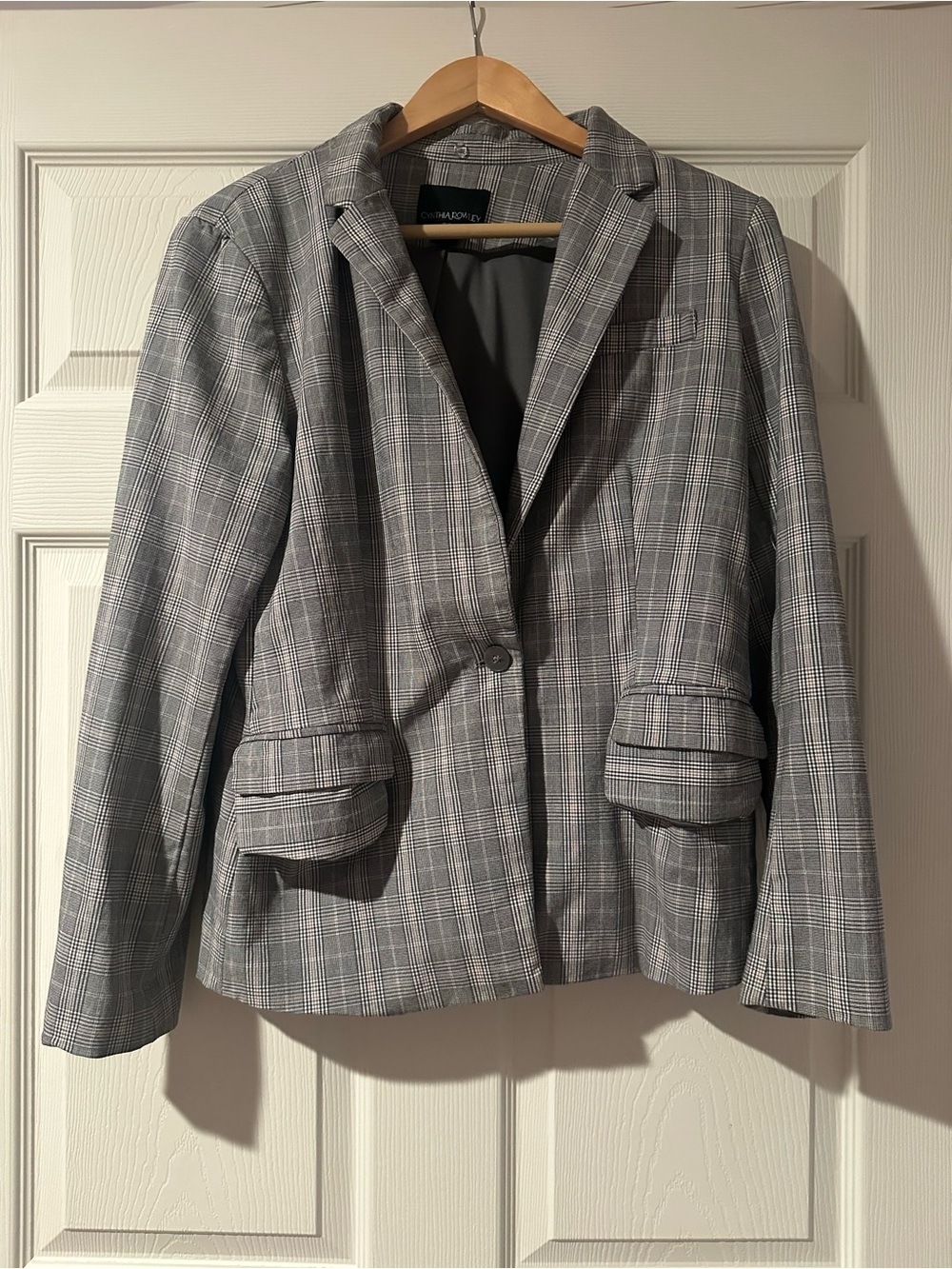 Cynthia Rowley Plaid Blazer